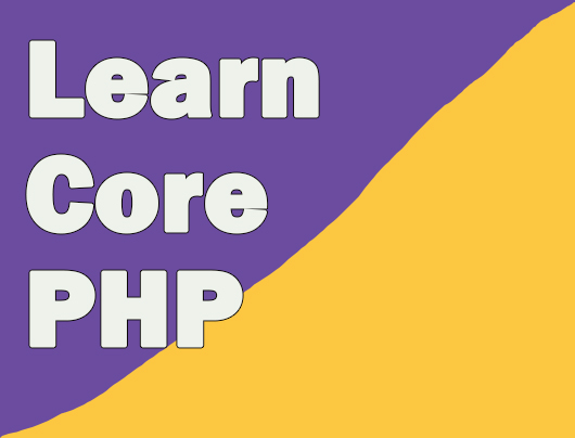 Learn Core PHP with Project